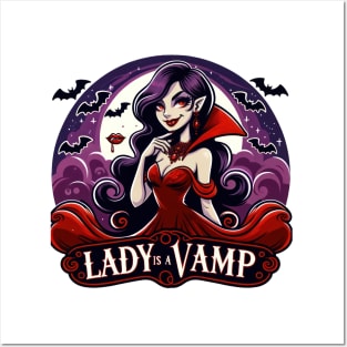 Lady Is A VAMP Posters and Art